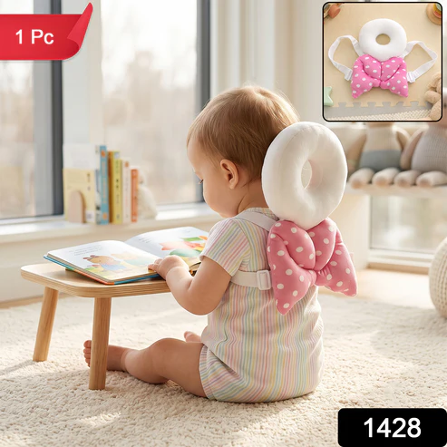 Baby Head Protector – Soft Safety Pad for Toddlers | Mini Bubbles - Image 2