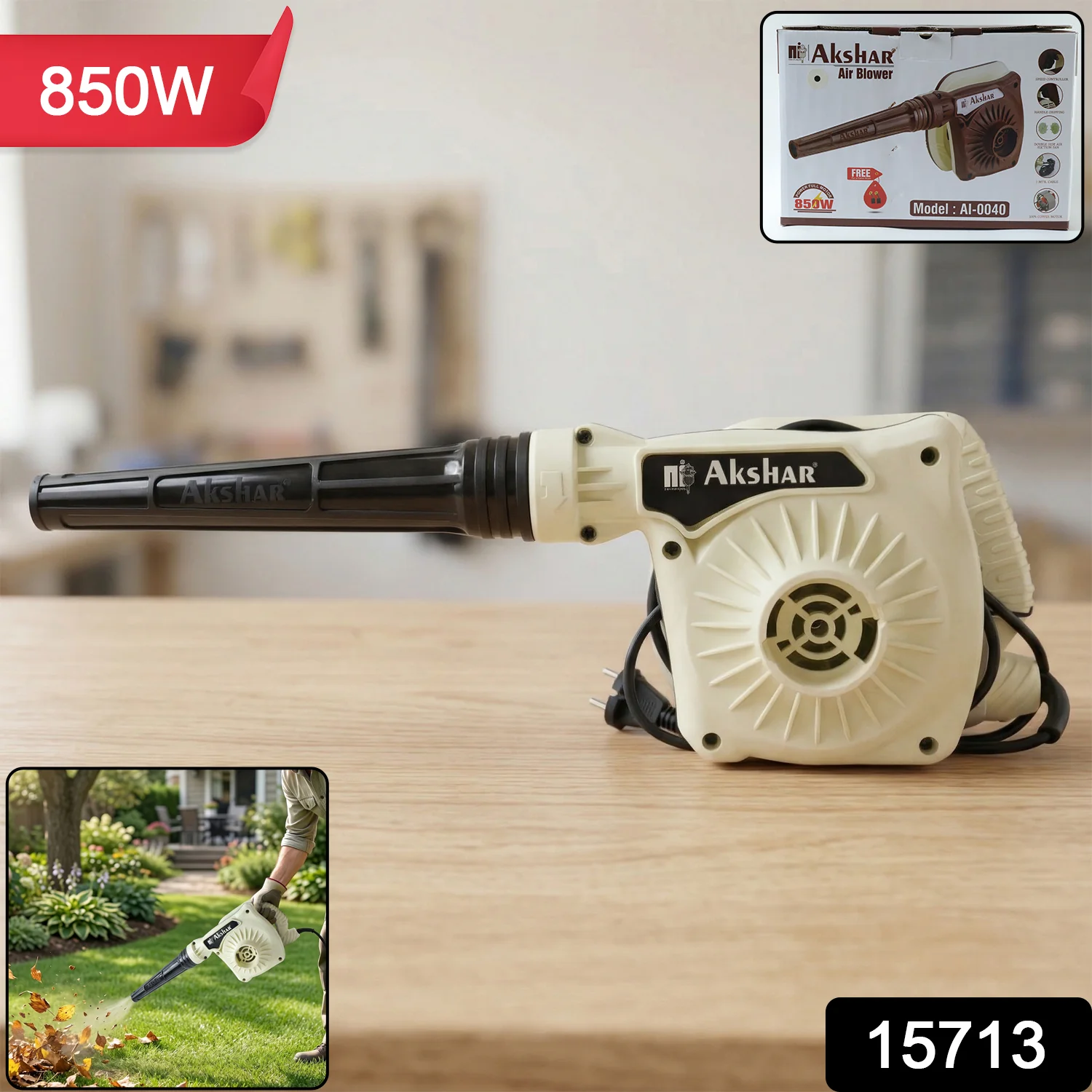 Electric Air Blower – Powerful Dust and Leaf Cleaning Tool - Image 4