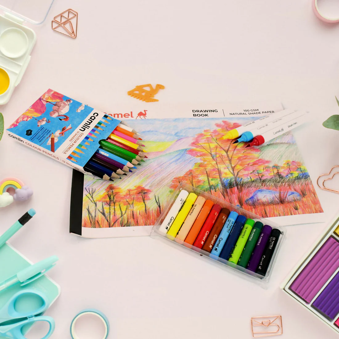 Camel Painting Kit – Complete Art Set for Kids' Creativity