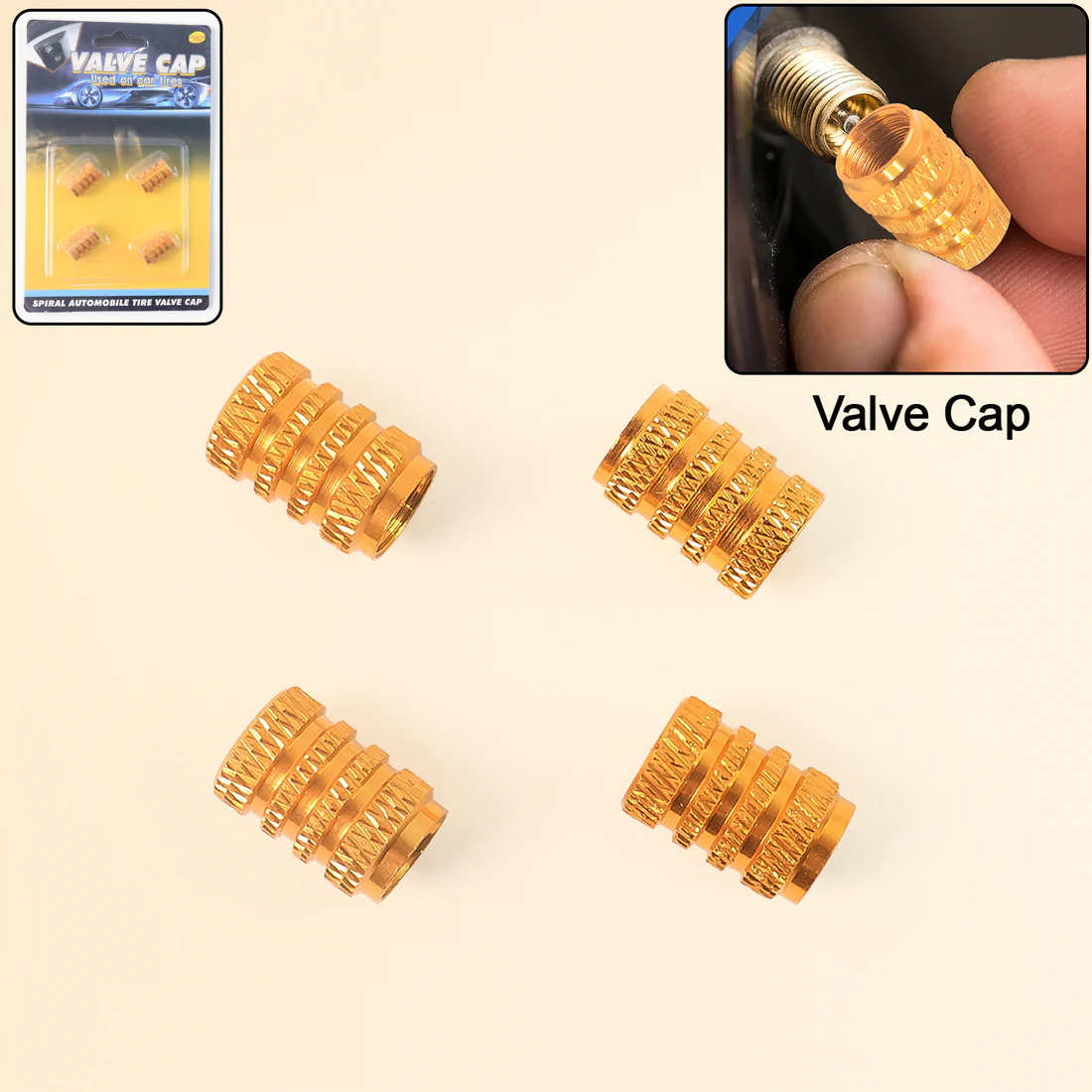 Enhance your vehicle's tyre protection and aesthetic with these durable silver aluminium valve caps.